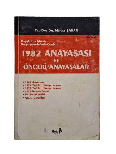 1982 ANAYASASI VE ÖNCEKİ ANAYASALAR - 0