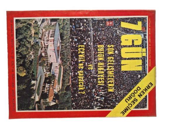 7 GÜN HAFTALIK SİYASİ HABER VE AKTÜALİTE DERGİSİ 12 ARALIK 1973 YIL:2 SAYI:66 - 0