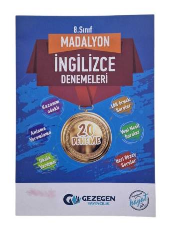 8. SINIF MADALYON İNGİLİZCE DENEMELERİ 20 DENEME - 0
