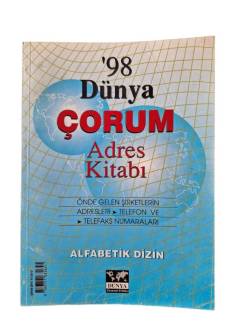 '98 DÜNYA ÇORUM ADRES KİTABI / ALFABETİK DİZİN