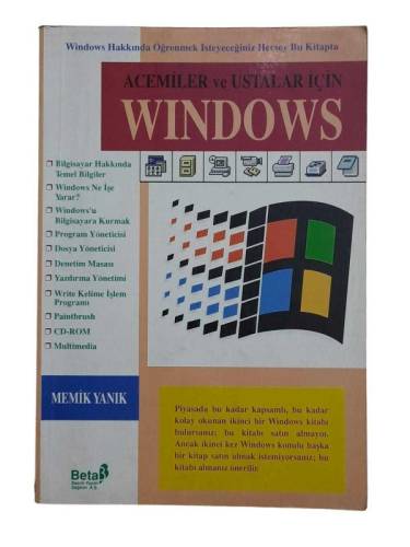 ACEMİLER VE USTALAR İÇİN WINDOWS - 0