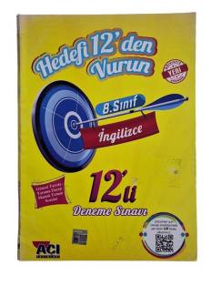 AÇI YAYINLARI 8. SINIF İNGİLİZCE 12'Lİ DENEME SINAVI