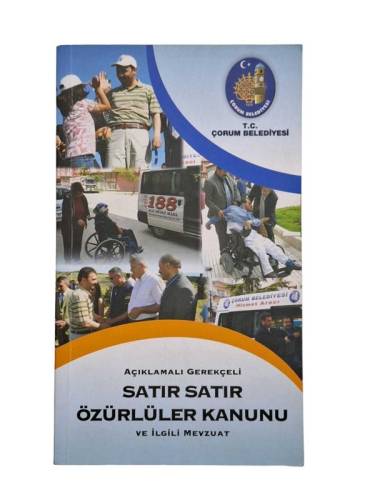 AÇIKLAMALI GEREKÇELİ SATIR SATIR ÖZÜRLÜLER KANUNU İLE İLGİLİ MEVZUAT - 0