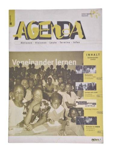 AGENDA AKTİONEN VİSİONEN LEUTE TERMİNE İNFOS LOKALE AGENDA 21 HANNOVER AUSGABE NO.8 - 0