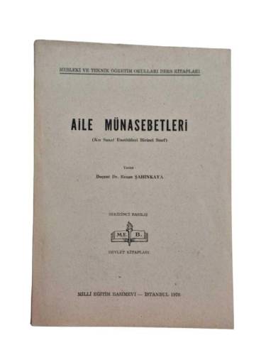 AİLE MÜNASEBETLERİ (KIZ SANAT ENSTİTÜLERİ BİRİNCİ SINIF) - 0