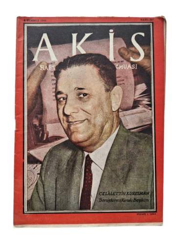 AKİS HAFTALIK AKTÜALİTE MECMUASI (DERGİSİ ) SAYI:307 6 TEMMUZ 1960 - 0