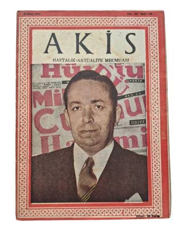 AKİS HAFTALIK AKTÜALİTE MECMUASI (DERGİSİ ) SAYI:48 9 NİSAN 1955 - 0