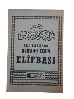 ALİ HAYDAR'IN KUR'AN KERİM ALİFBASI