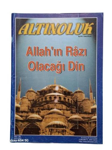 ALTINOLUK AYLIK MECMUA SAYI 188 EKİM 2001 