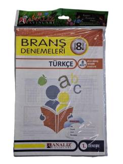 ANALİZ YAYINLARI BRANŞ DENEMELERİ 8. SINIF TÜRKÇE / 8 DENEME
