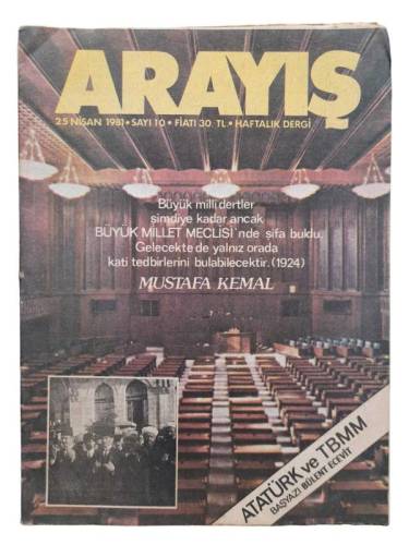 ARAYIŞ HAFTALIK DERGİ SAYI:10 YIL:25 NİSAN 1981 - 0