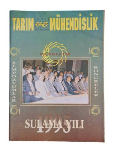 ARIM VE MÜHENDİSLİK SAYI 50 YIL 1995 / SULAMA YILI (PANELLER, SEMPOZYUMLAR, KONGRELER) - 0