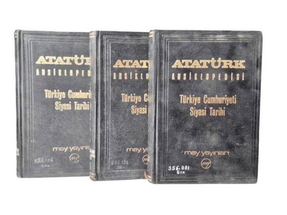 ATATÜRK ANSİKLOPEDİSİ TÜRKİYE CUMHURİYETİ SİYASİ TARİHİ 2-3-4 SAYILI CİLTLER - 0