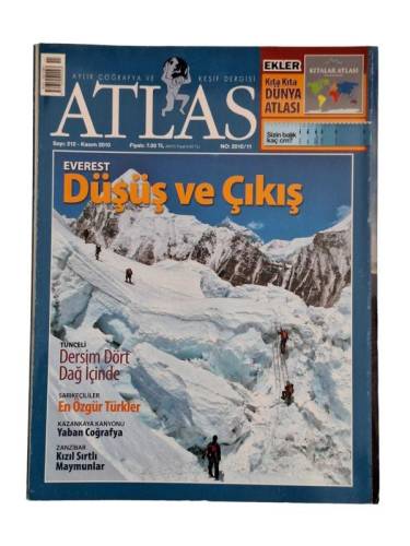 ATLAS AYLIK COĞRAFYA VE KEŞİF DERGİSİ SAYI:212 YIL:2010(EVEREST DÜŞÜŞ VE ÇIKIŞ) - 0