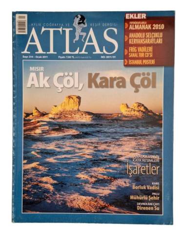 ATLAS AYLIK COĞRAFYA VE KEŞİF DERGİSİ SAYI:214 YIL:2011(MSIR: AK ÇÖL,KARA ÇÖL) - 0