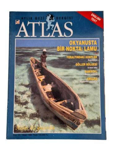 ATLAS AYLIK COĞRAFYA VE KEŞİF DERGİSİ SAYI:25 YIL:1995(OKYANUSTA BİR NOKTA:LAMU) - 0