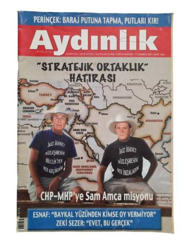 AYDINLIK HAFTALIK HABER YORUM DERGİSİ SAYI:1043 15 TEMMUZ 2007(STRATEJİK ORTAKLIK HATIRASI) - 0