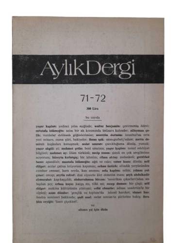 AYLIK DERGİ SAYI : 71-72 - 0