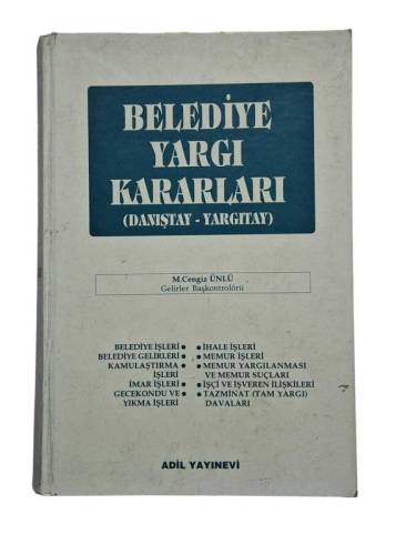 BELEDİYE YARGI KARARLARI DANIŞTAY-YARGITAY - 0