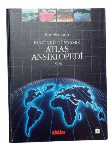 BERTELSMANN BUGÜNKÜ DÜNYAMIZ ATLAS ANSİKLOPEDİ 4. CİLT 1993 ASYA AVUSTRALYA OKYANUSYA - 0