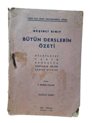 BEŞİNCİ SINIF BÜTÜN DERSLERİN ÖZETİ (SINIF 5) - 0