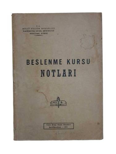 BESLENME KURSU NOTLARI - 0