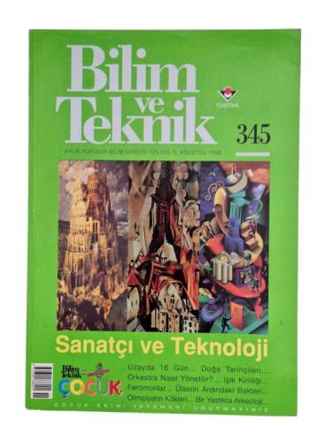 BİLİM VE TEKNİK SAYI 345, AĞUSTOS 1996 - 0