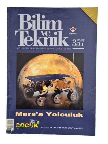 BİLİM VE TEKNİK SAYI 357, AĞUSTOS 1997 - 0