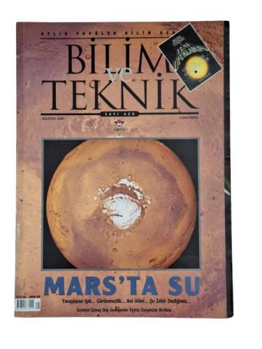 BİLİM VE TEKNİK SAYI 429, AĞUSTOS 2003 - 0