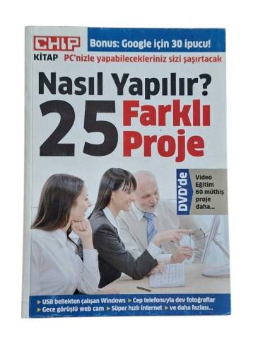 CHIP KİTAP NASIL YAPILIR 25 FARKLI PROJE-DVD'DE 60 MÜTHİŞ PROJE - 0