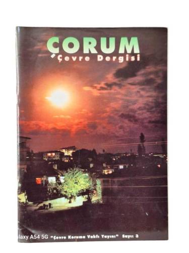 ÇORUM ÇEVRE DERGİSİ SAYI 3 / ARALIK 1997 - 0
