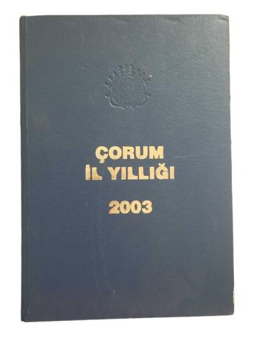 ÇORUM İL YILLIĞI 2003 - 0