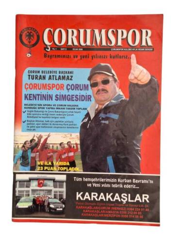 ÇORUMSPOR YIL 1 / SAYI 5 / OCAK 2008 - 0