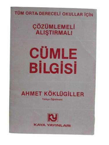 ÇÖZÜMLEMELİ ALIŞTIRMALI CÜMLE BİLGİSİ - 0