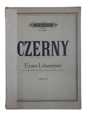 CZERNY ERSTER LEHRMEİSTER OPUS 599 - 0