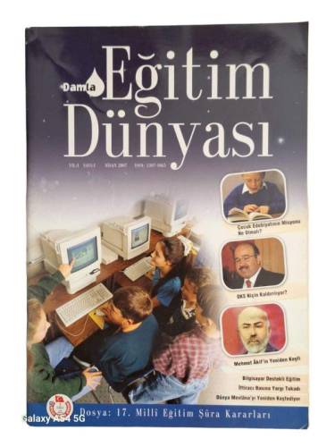 DAMLA EĞİTİM DÜNYASI YIL 1 SAYI 1 NİSAN 2007 - 0