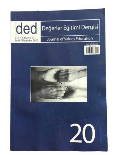 DED DEĞERLER EĞİTİMİ DERGİSİ CİLT VIII ARALIK 2010 SAYI 20 - 0