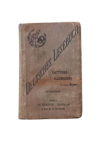DEUTSCHES LESEBUCH : LECTURES ALLEMANDES (COURS MOYEN) ONZIEME EDITION - 0