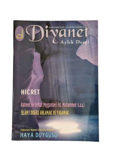 DİYANET AYLIK DERGİ / HİCRET / SAYI 139 / TEMMUZ 2002 - 0