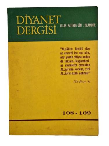 DİYANET DERGİSİ / 15. CİLT / OCAK ŞUBAT 1976 / 1. SAYI - 0