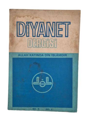 DİYANET DERGİSİ / 15. CİLT / TEMMUZ AĞUSTOS 1976 / 4. SAYI - 0