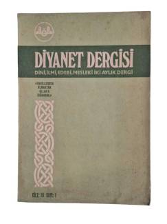 DİYANET DERGİSİ / 18. CİLT / OCAK ŞUBAT 1979 / 1. SAYI