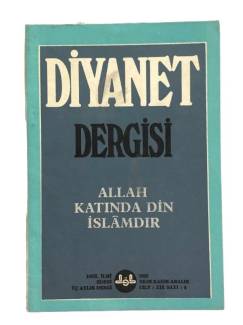DİYANET DERGİSİ SAYI:4 CİLT:19 EKİM KASIM ARALIK 1983
