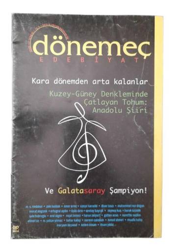 DÖNEMEÇ DERGİSİ YIL 3 SAYI 6 MAYIS HAZİRAN 1998 VE GALATASARAY ŞAMPİYON - 0