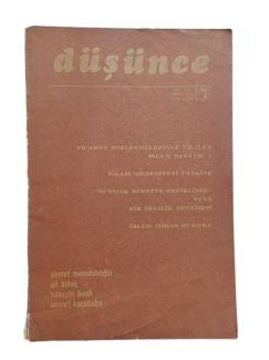 DÜŞÜNCE AYLIK DERGİ SAYI:8 KASIM 1976