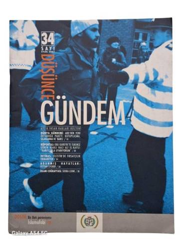 DÜŞÜNCE GÜNDEM AYLIK İNSAN HAKLARI BÜLTENİ SAYI:SAYI:34 YIL:EYLÜL 2007 - 0