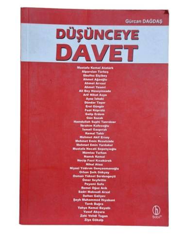 DÜŞÜNCEYE DAVET (İMZALI) - 0