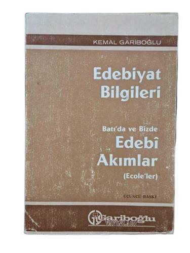 EDEBİYAT BİLGİLERİ BATI'DA VE BİZDE EDEBİ AKIMLAR ( ECOLE'LER ) - 0