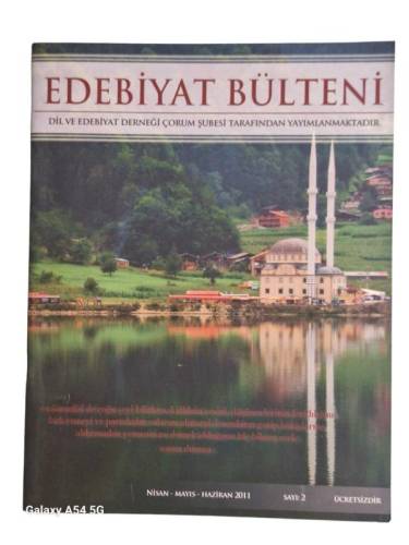 EDEBİYAT BÜLTENİ SAYI 2 NİSAN MAYIS HAZİRAN 2001 - 0