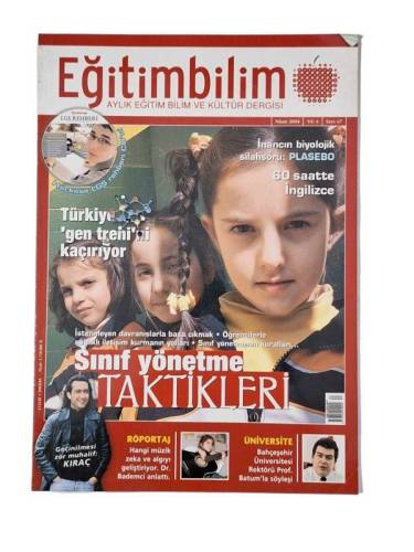 EĞİTİM BİLİM AYLIK EĞİTİM BİLİM VE KÜLTÜR DERGİSİ NİSAN 2004 SAYI:67 ( SINIF YÖNETME TAKTİKLERİ ) - 0
